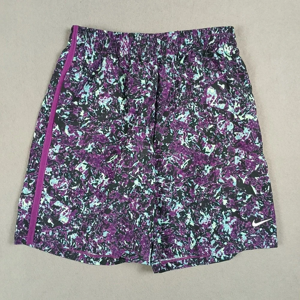 NWT‎ Lot of 2 Nike Kids Large Dri-Fit Training Shorts Purple Just Do It T Shirt